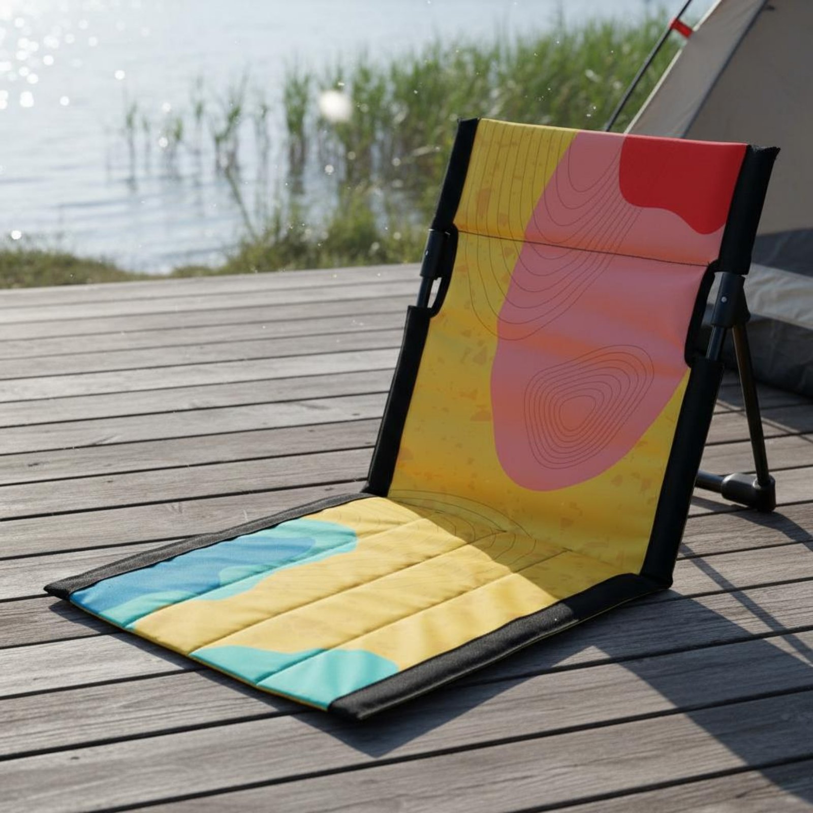 Kids Outdoor Foldable Chair - 접이식 비치 의자 휴대용 바닥 의자