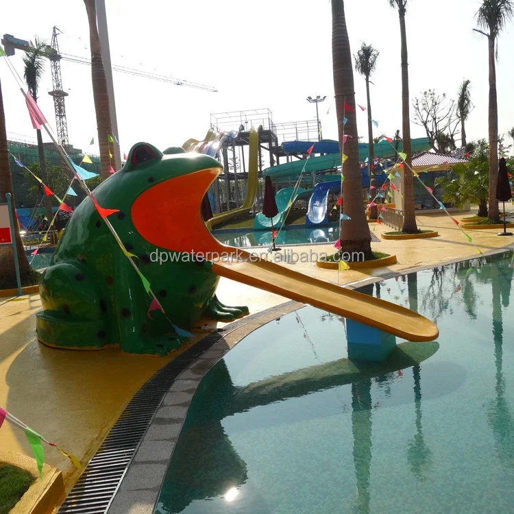 Kids Outdoor Water Park - 야외 물놀이터 만화 장난감 유리섬유 어린이