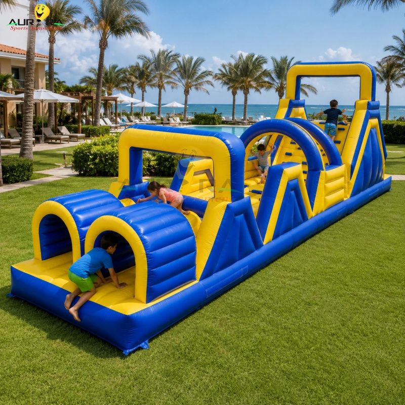 Kids Outdoor Jump House - 새로운 스타일의 에어바운스 장애물 코스 야외