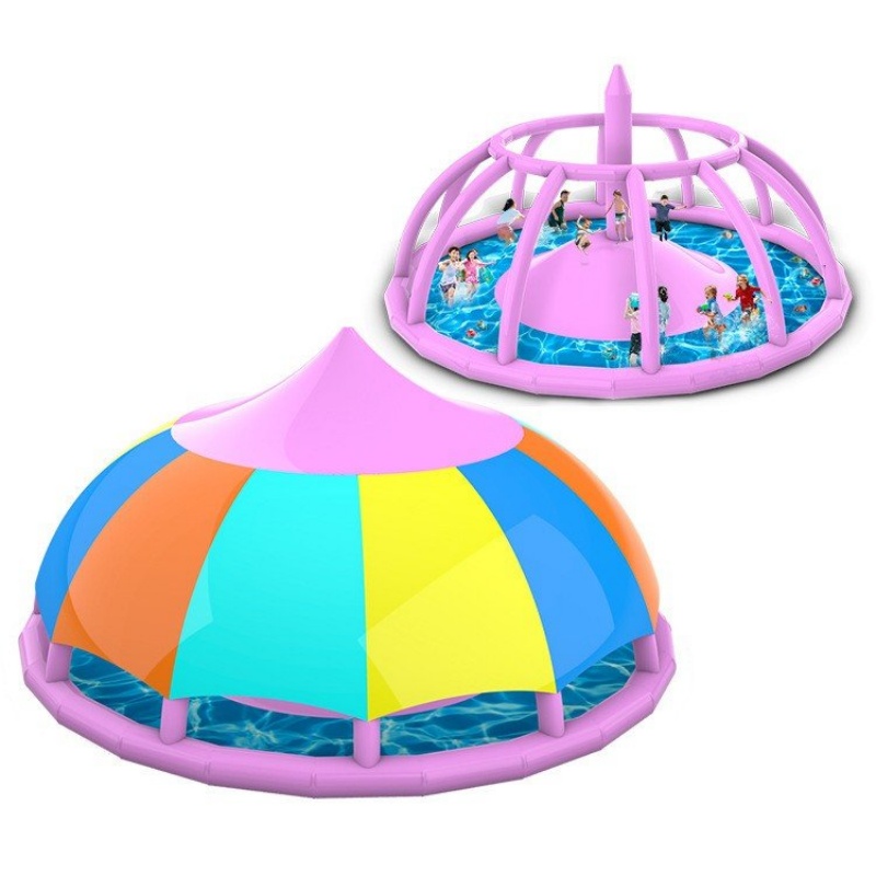 Kids Outdoor Water Park - 업그레이드된 어린이용 햇빛 가리개 풍선 수영장