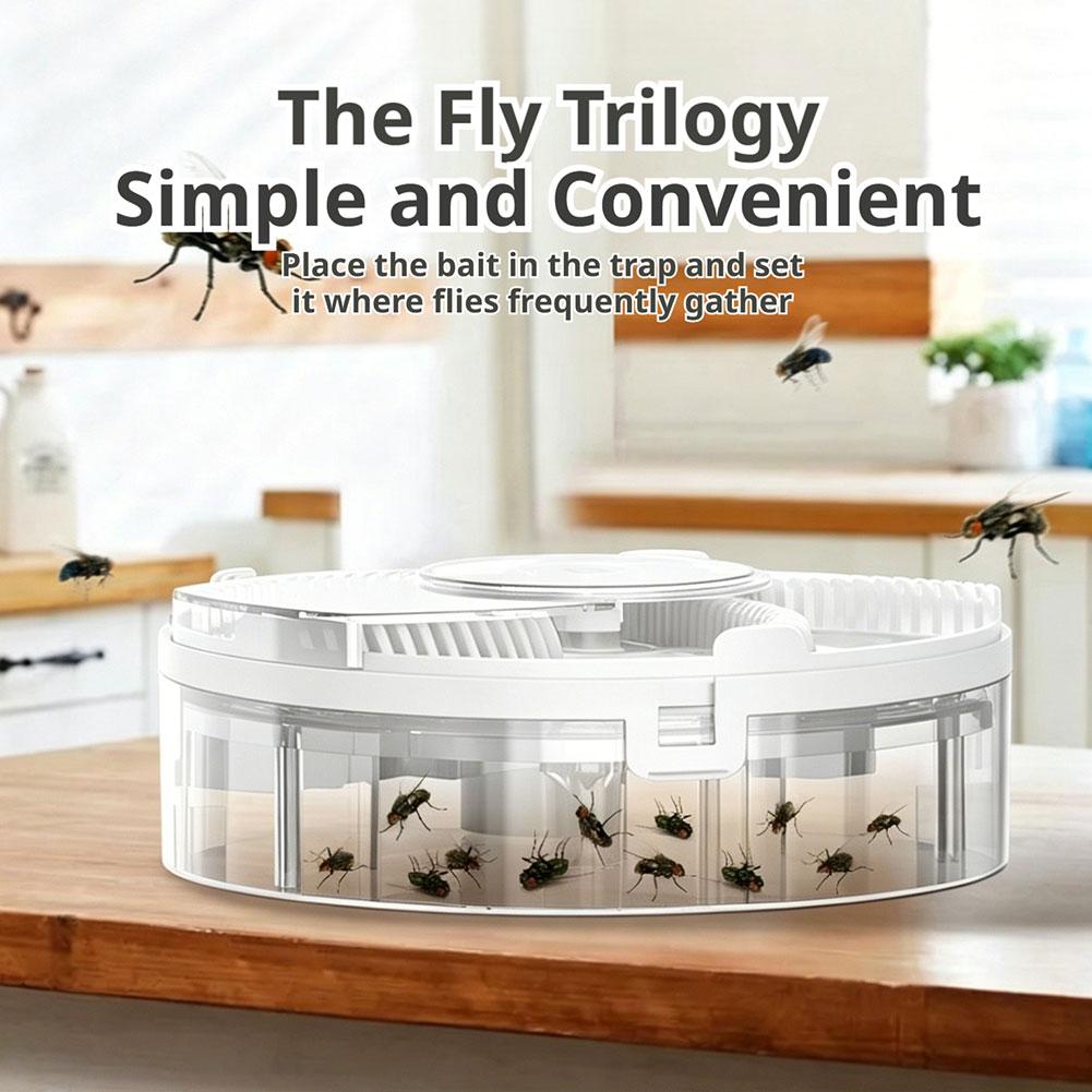 Bug Catching Kit - 충전식 전기 파리잡이 자동 회전식 파리