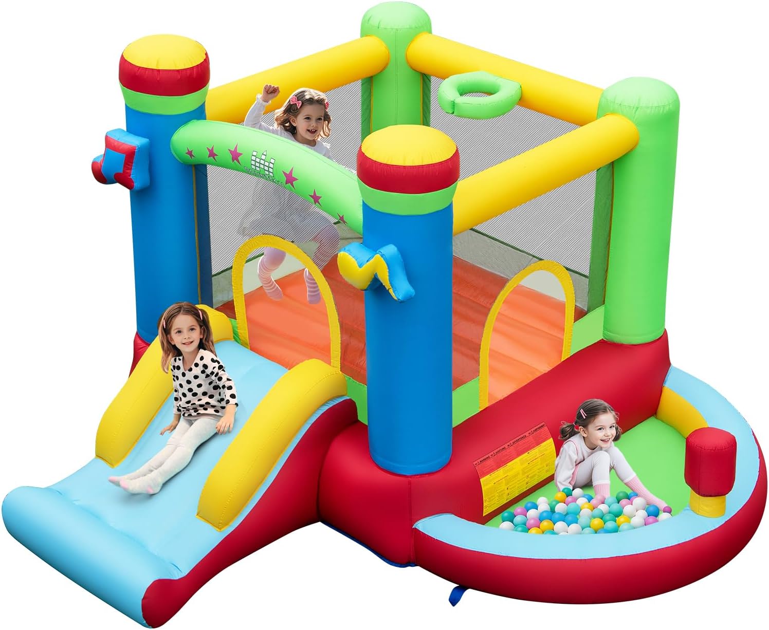 Kids Outdoor Jump House - 볼풀이 있는 에어바운스, 3~12세 어린이용 실내외