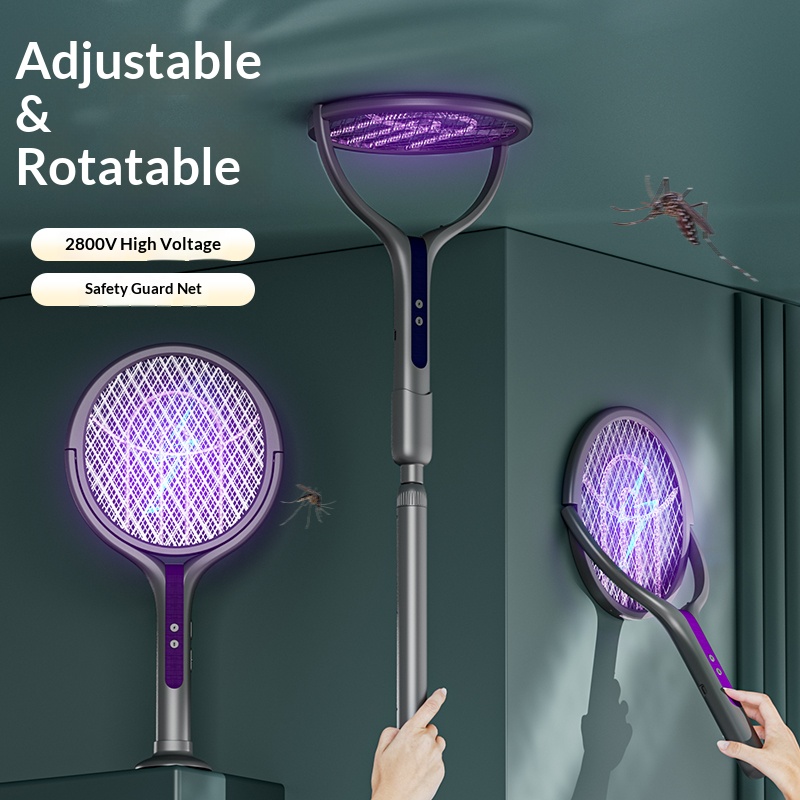 Bug Catching Kit - 회전식 해충 퇴치 라켓 충전식 전기
