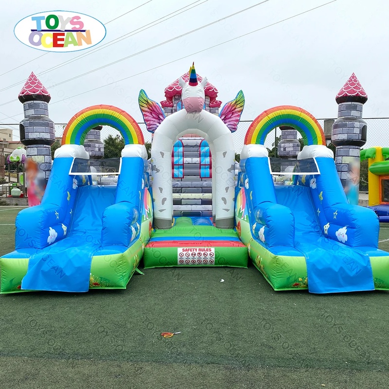 Kids Outdoor Jump House - 맞춤형 대형 야외 놀이터 어린이용 에어바운스