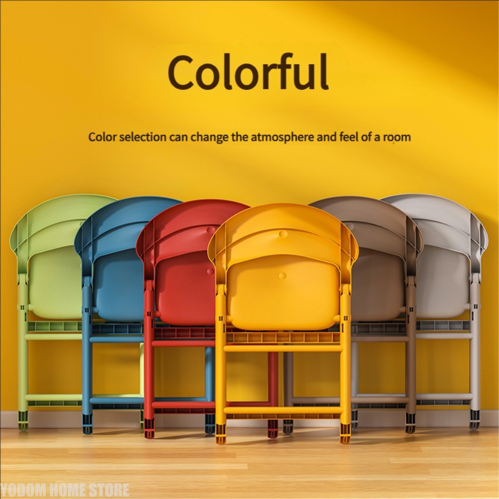 Kids Outdoor Foldable Chair - 어린이 다채로운 플라스틱 등받이 의자 내구성이