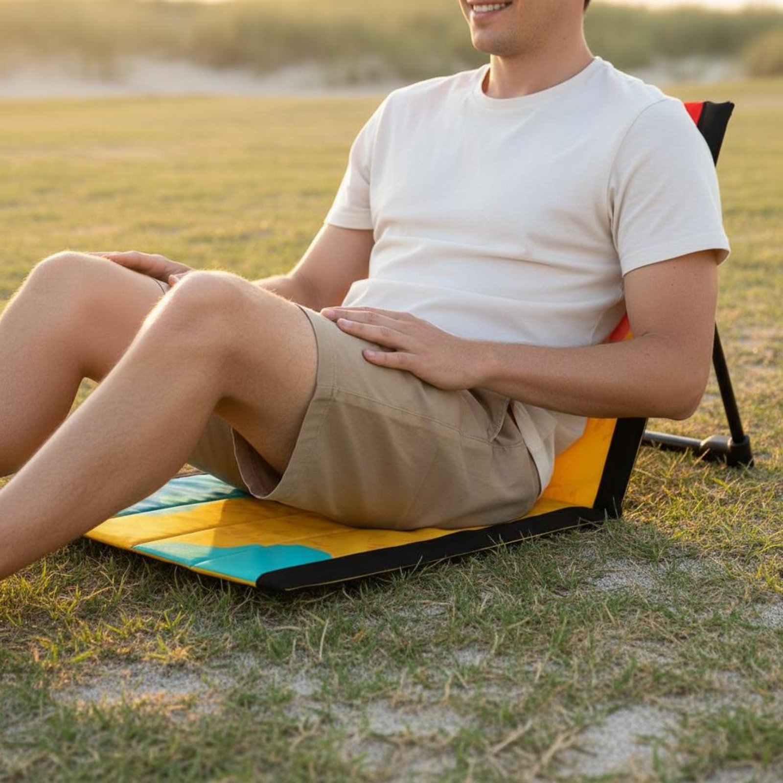 접이식 비치 의자 휴대용 바닥 의자 등받이가 있는 패딩 - Kids Outdoor Foldable Chair 리뷰 및 가격