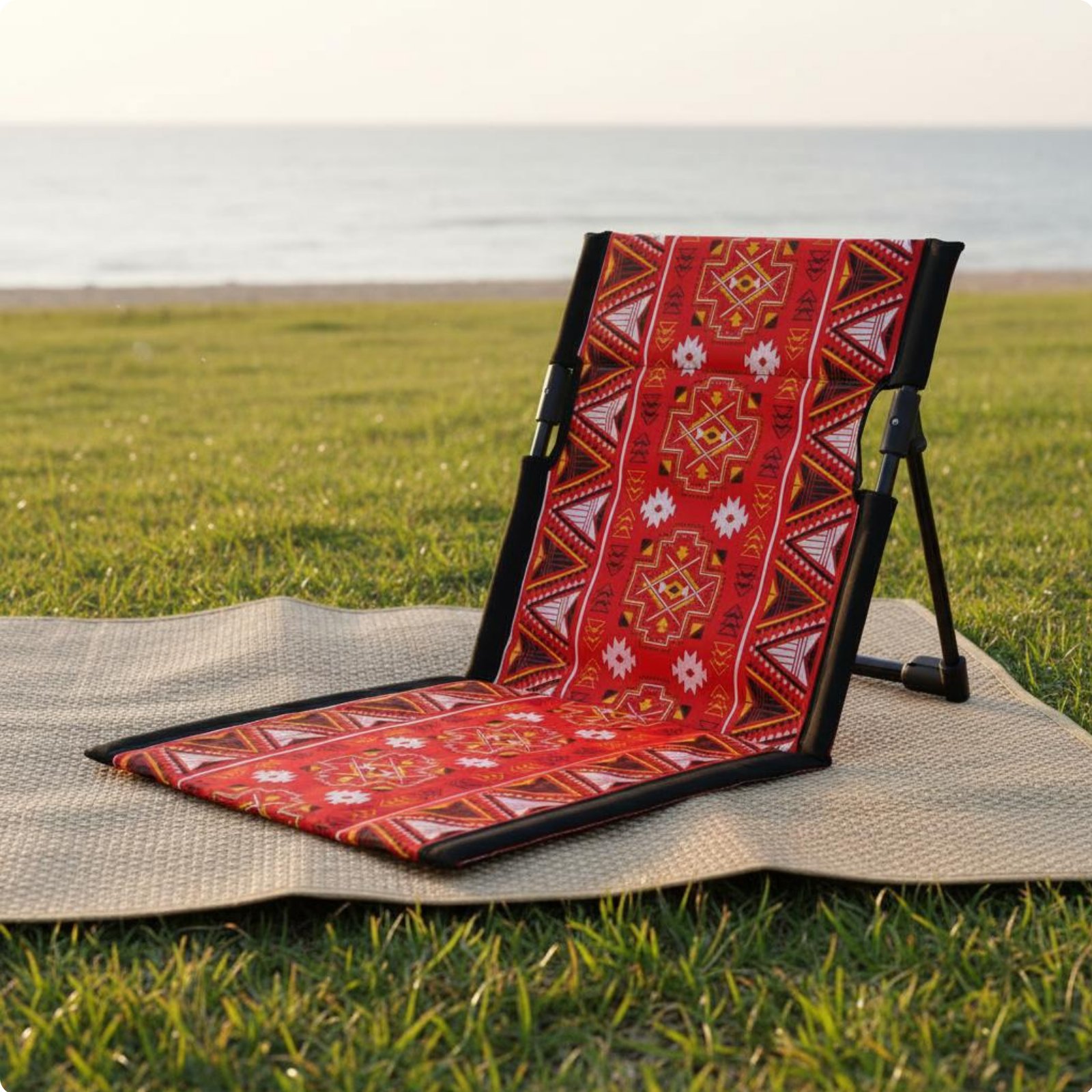 접이식 비치 의자 휴대용 바닥 의자 등받이가 있는 패딩 - Kids Outdoor Foldable Chair 리뷰 및 가격