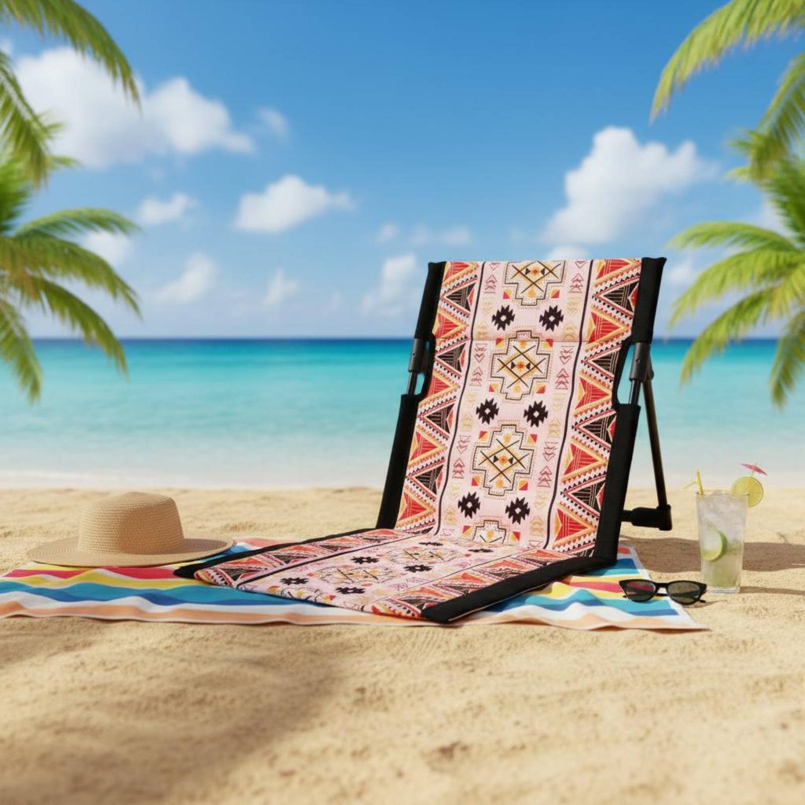 접이식 비치 의자 휴대용 바닥 의자 등받이가 있는 패딩 - Kids Outdoor Foldable Chair 리뷰 및 가격