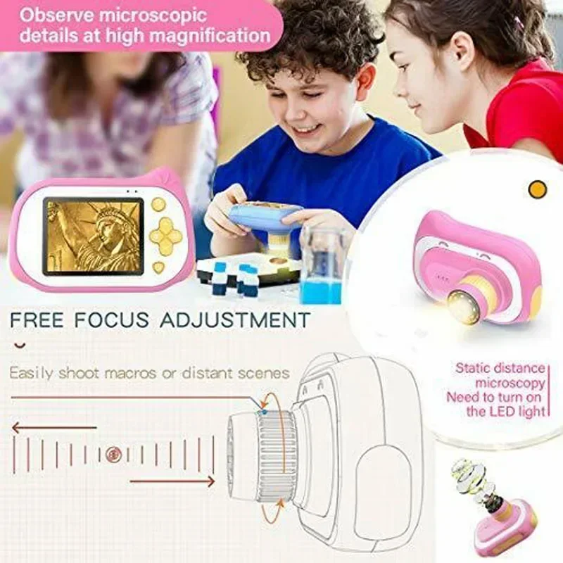 어린이 야외 캠핑 현미경 카메라 사진 비디오 녹화 2  - Kids Outdoor Microscope 리뷰 및 가격
