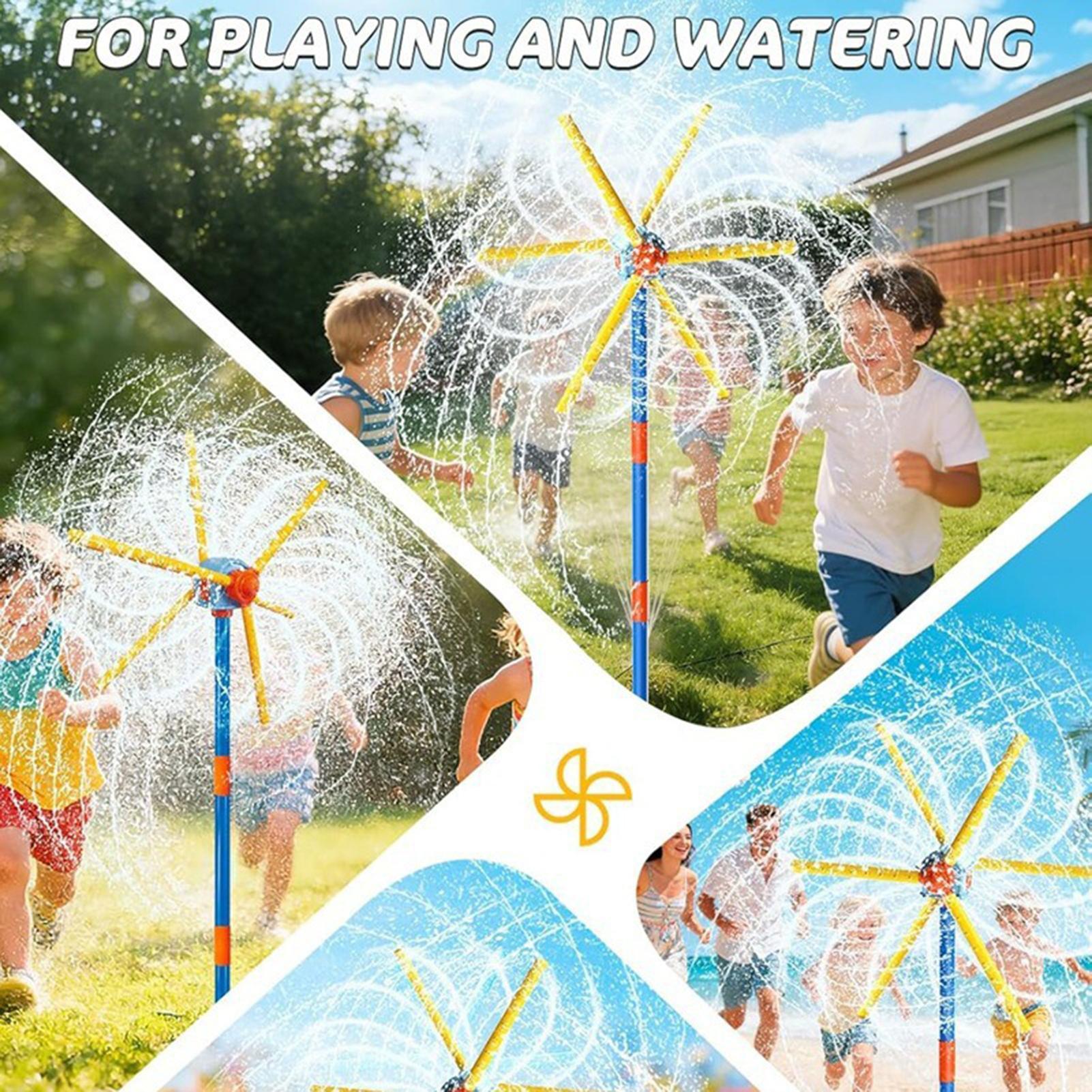 어린이 스프링클러 풍차 재미있는 스프링클러(54노즐 스 - Kids Outdoor Water Park 리뷰 및 가격