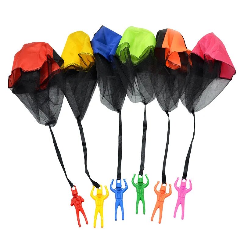 4pcs 색상 무작위 손 던지기 낙하산 비행 장난감 어 - Kids Outdoor Clubhouse 리뷰 및 가격
