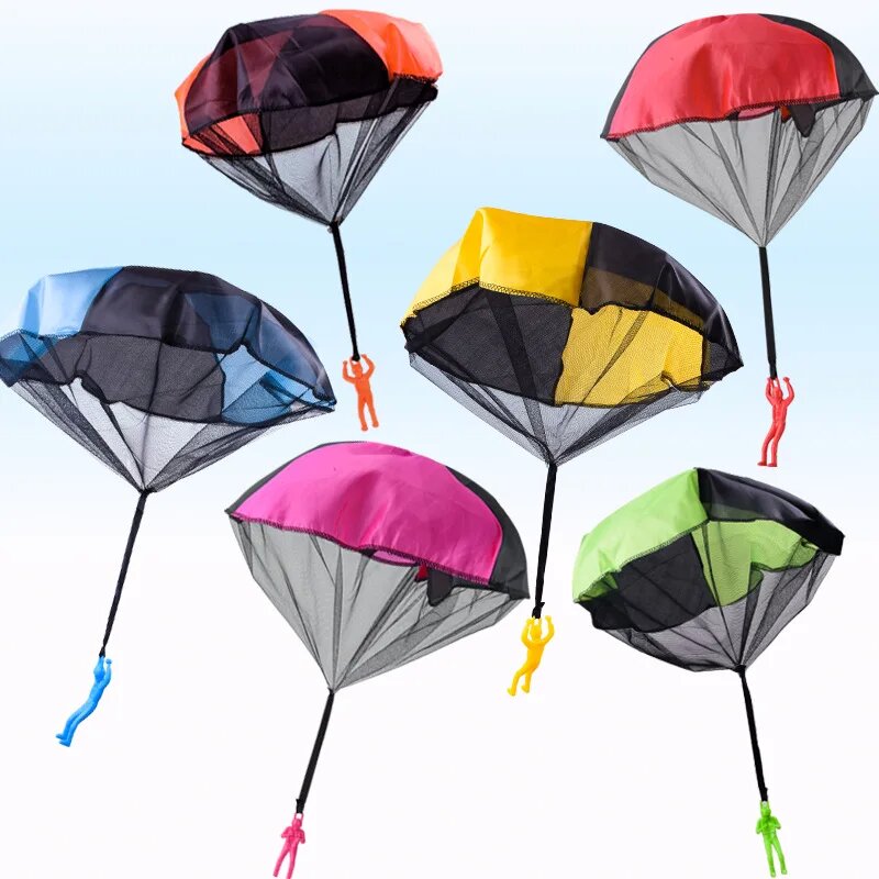 4pcs 색상 무작위 손 던지기 낙하산 비행 장난감 어 - Kids Outdoor Clubhouse 리뷰 및 가격