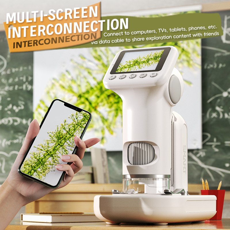 과학 실험 키트 어린이를위한 내구성 HD 1600 광학 - Kids Outdoor Microscope 리뷰 및 가격