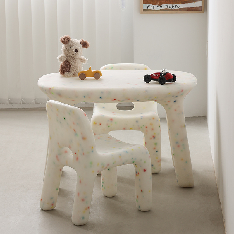 어린이 학습용 테이블 및 의자 세트 등받이가 있는 귀여 - Kids Outdoor Furniture Set 리뷰 및 가격