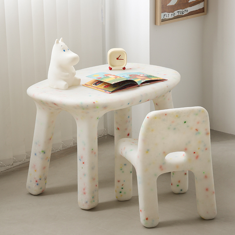 어린이 학습용 테이블 및 의자 세트 등받이가 있는 귀여 - Kids Outdoor Furniture Set 리뷰 및 가격