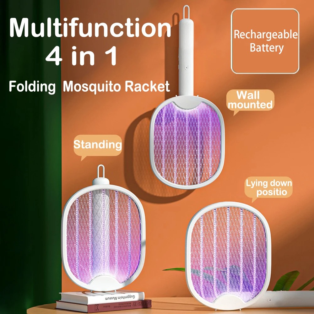 전기 모기 살충기 3000V USB 충전식 접이식 파리 - Bug Catching Kit 리뷰 및 가격