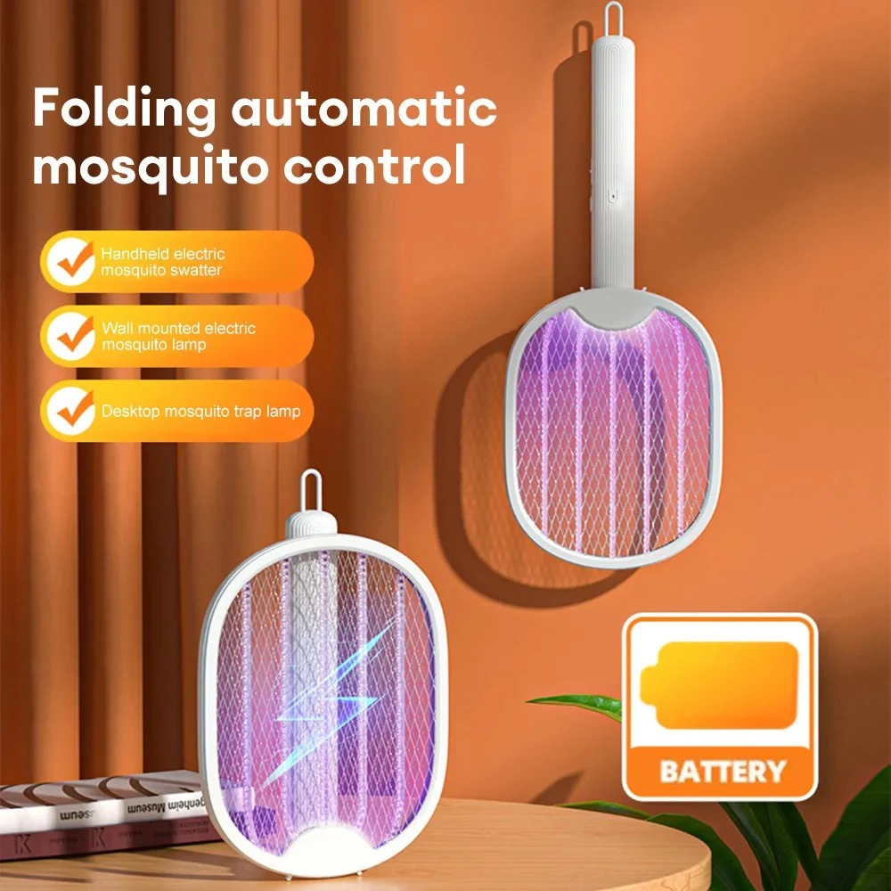 전기 모기 살충기 3000V USB 충전식 접이식 파리 - Bug Catching Kit 리뷰 및 가격