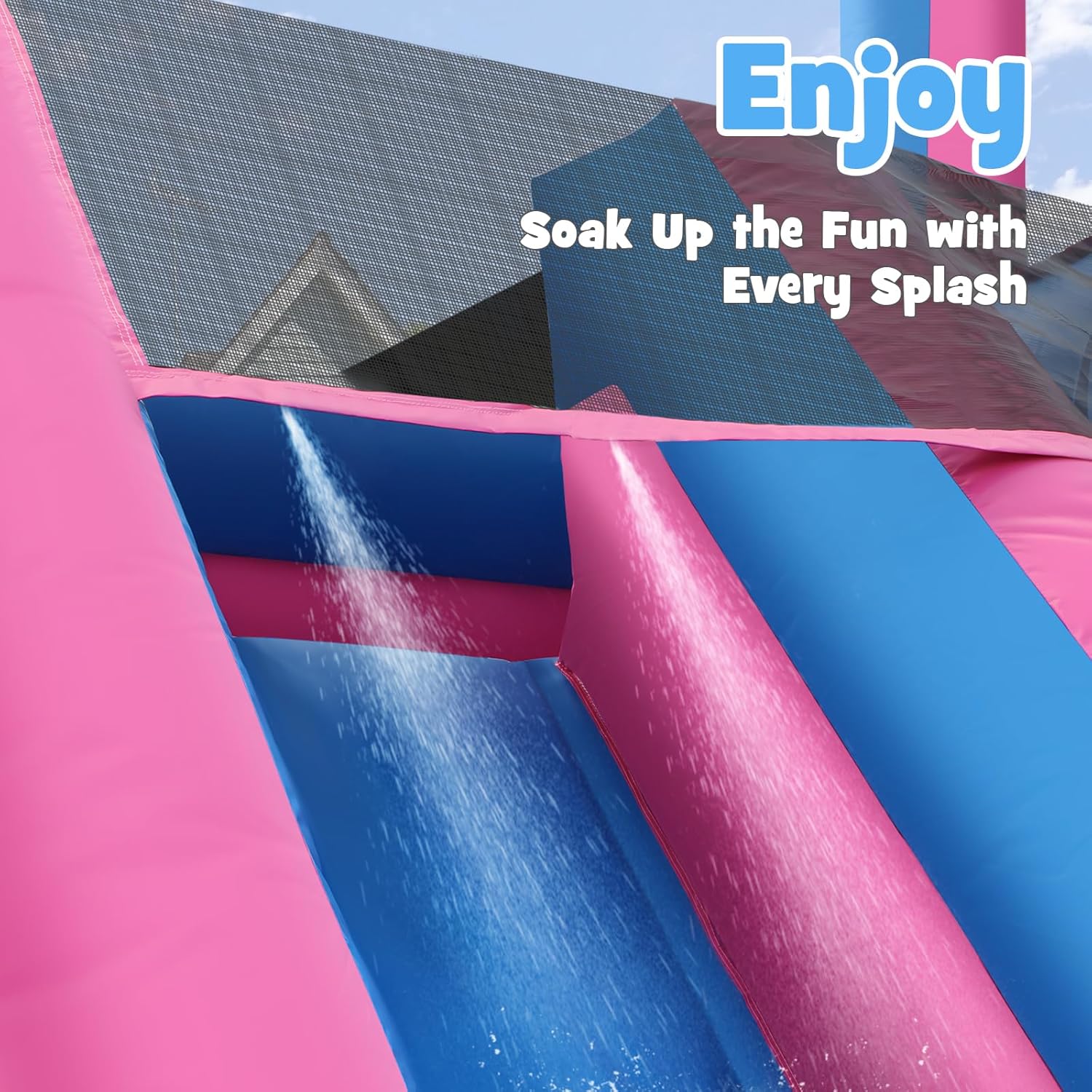 26.2피트(8미터) 대형 슬라이드형 물놀이 튜브, 대 - Kids Outdoor Water Park 리뷰 및 가격