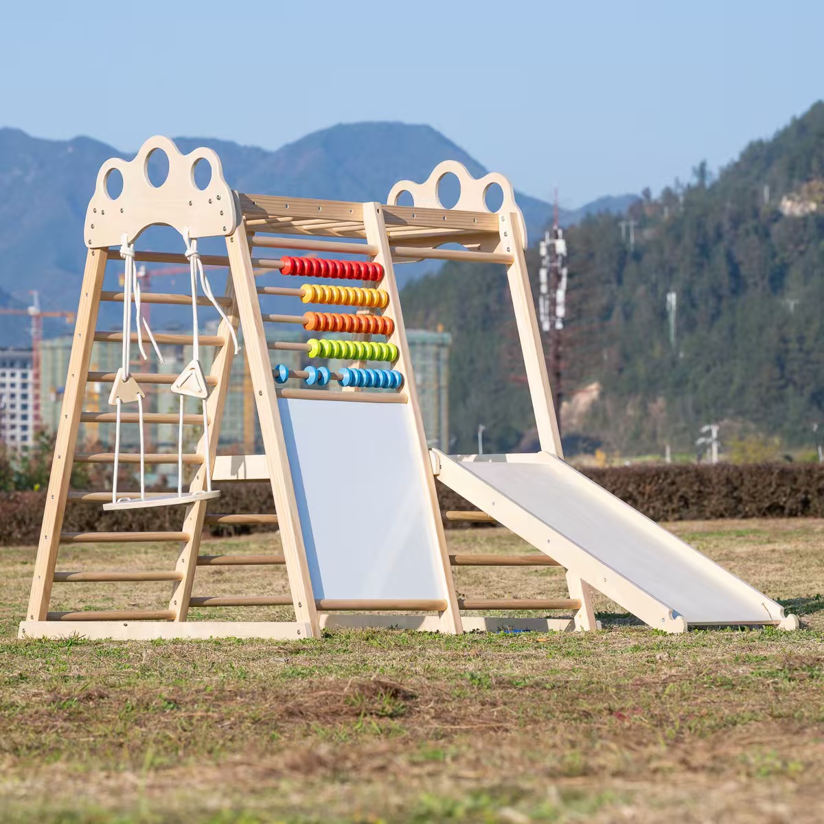 대형 원목 클라이밍 프레임, 실내외 어린이 유아용, 유 - Kids Outdoor Wooden Climbing Frame 리뷰 및 가격