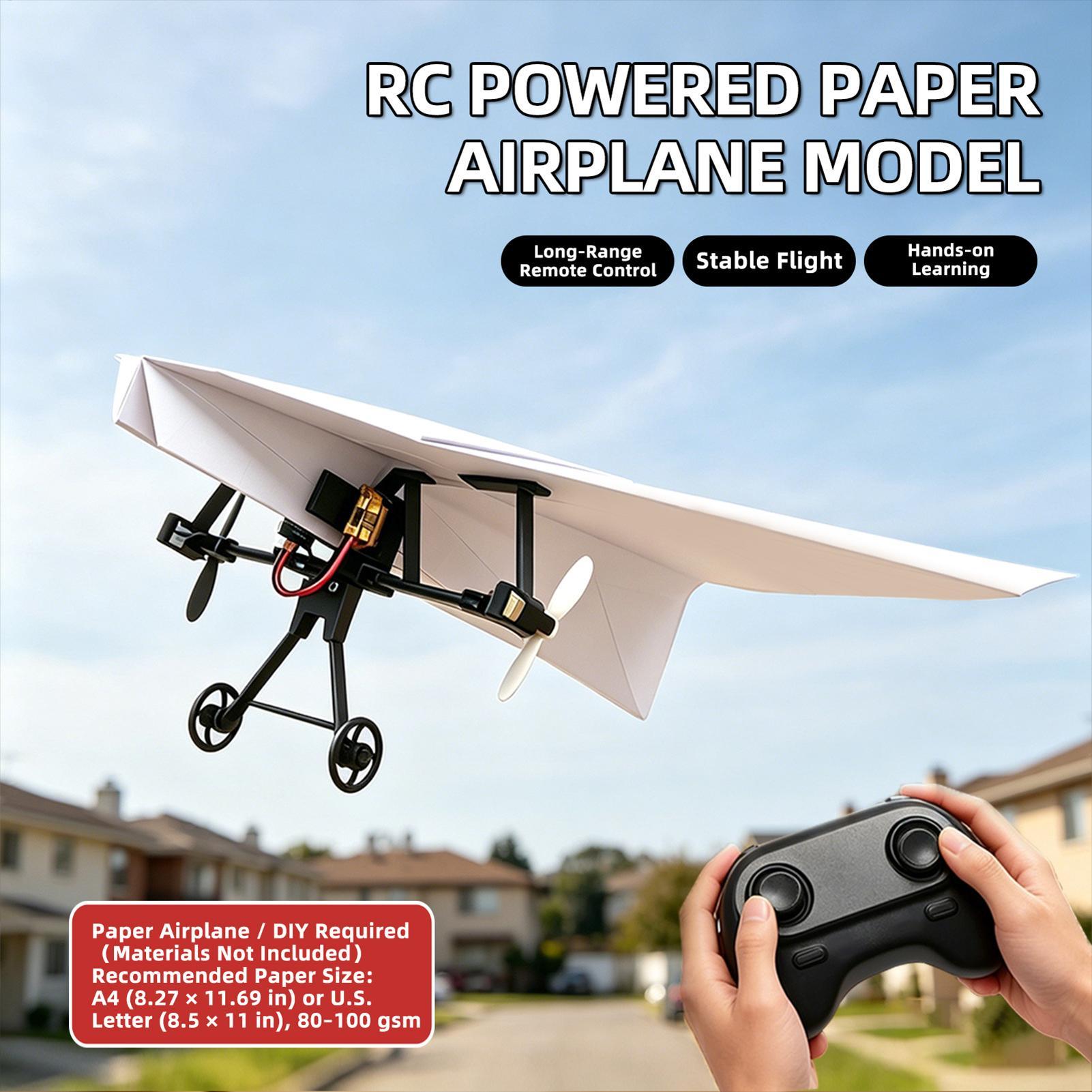 DIY RC 종이 비행기 키트, 자이로 안정 장치가 있 - Kids Outdoor Adventure 리뷰 및 가격