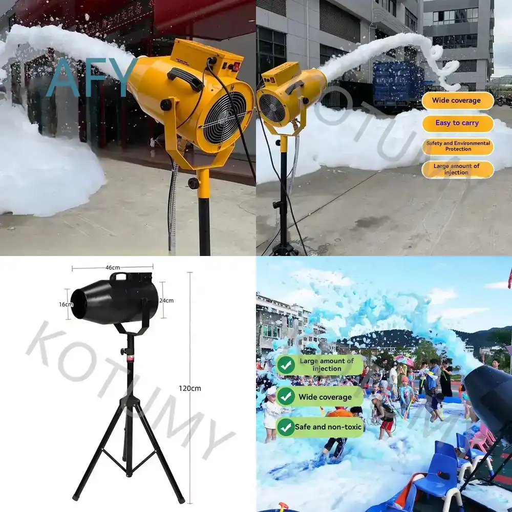 1500W 캐논 버블 폼 제트 머신 (수영장 파티, 유 - Kids Outdoor Water Park 리뷰 및 가격