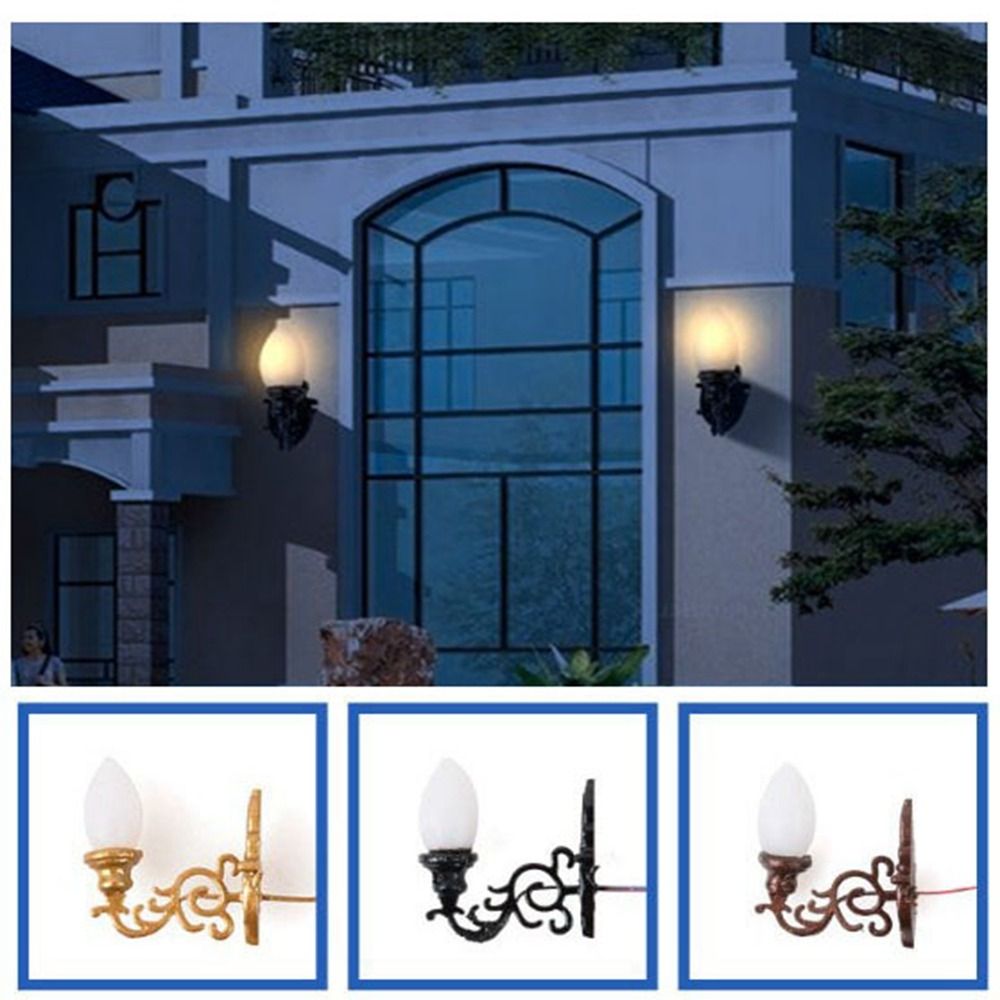 새로운 1.7*2cm 인형 집 벽 램프 ABS 금속 소 - Kids Outdoor Cubby House 리뷰 및 가격