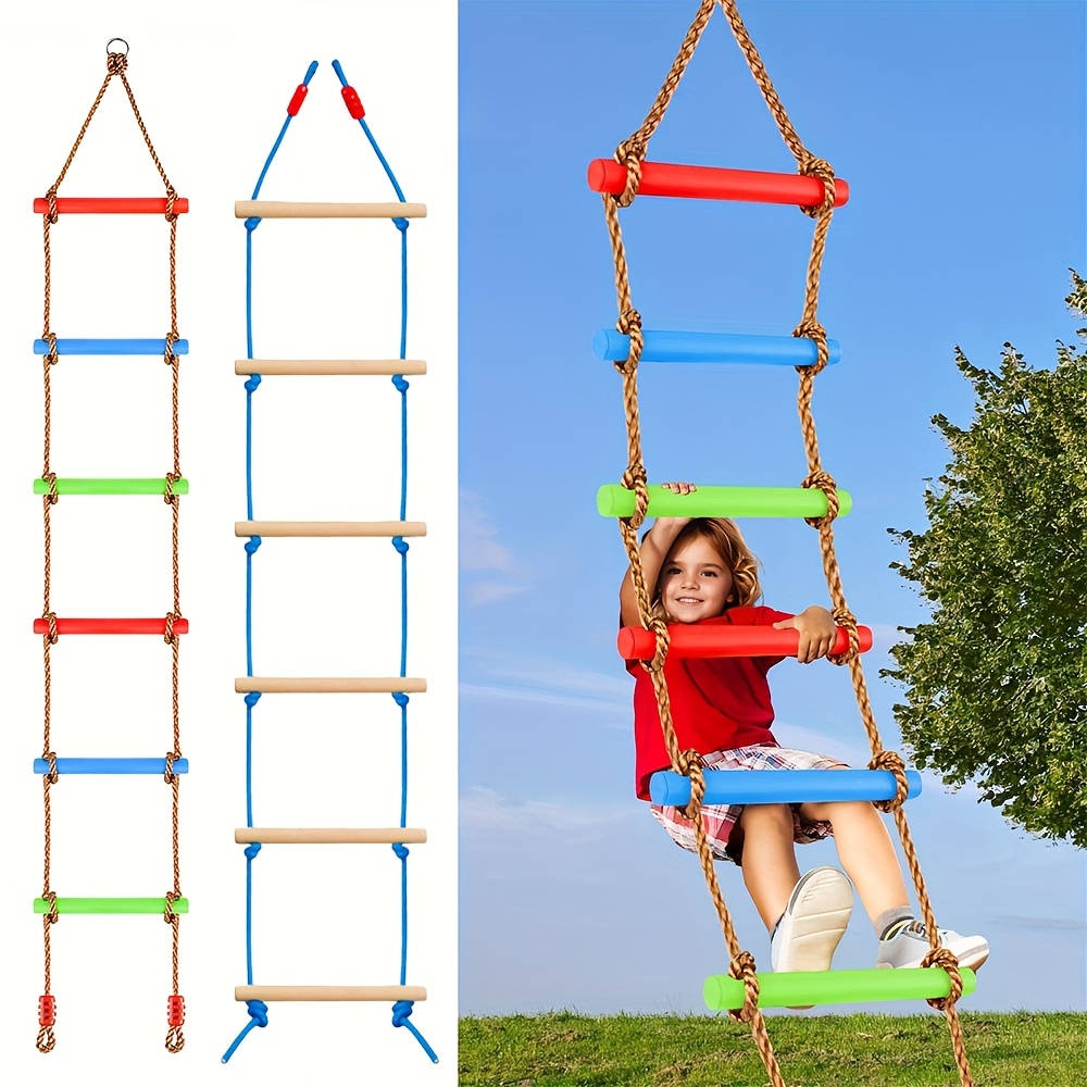 1pc 다채로운 어린이 등반 사다리 스윙 내구성 PE  - Kids Outdoor Climbing Structure 리뷰 및 가격