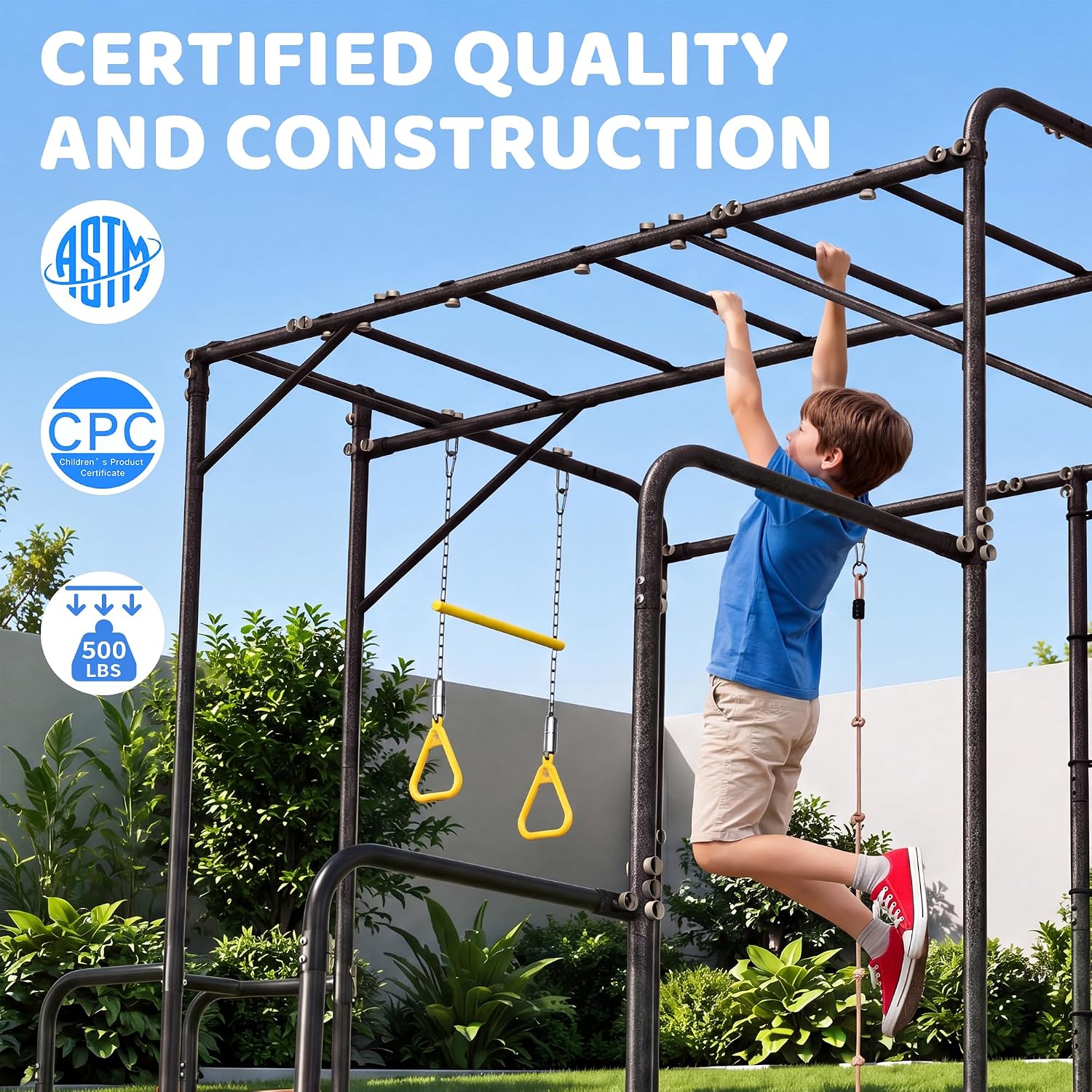 7-in-1 야외 정글짐 몽키바 스윙 클라이밍 네트 체 - Kids Outdoor Jungle Gym 리뷰 및 가격