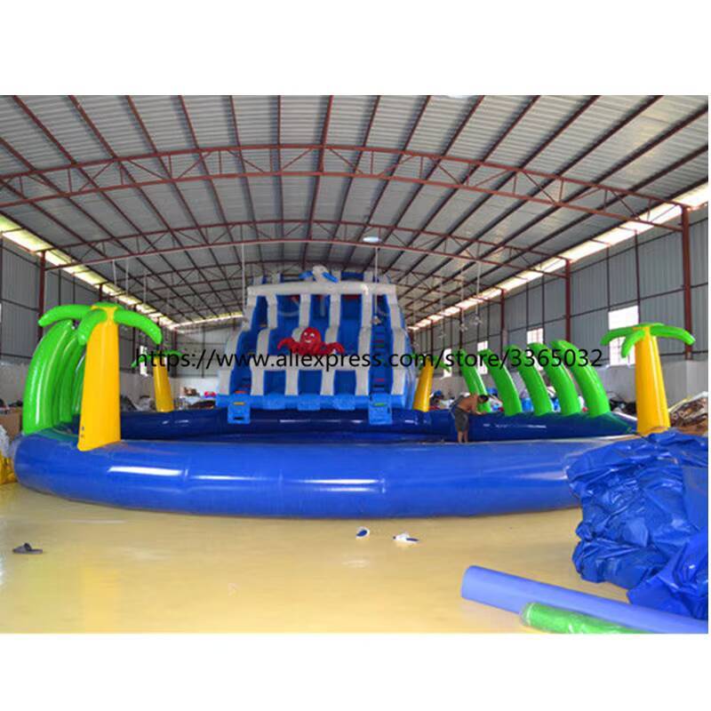야외 대형 고래 모양 에어바운스 워터파크 (어린이용 수 - Kids Outdoor Water Park 리뷰 및 가격