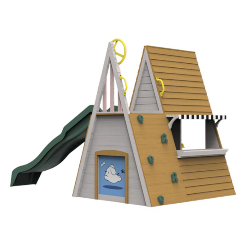 어린이 야외 놀이터 장비 삼각형 몬테소리 나무 성 놀이 - Kids Outdoor Wooden Climbing Frame 리뷰 및 가격