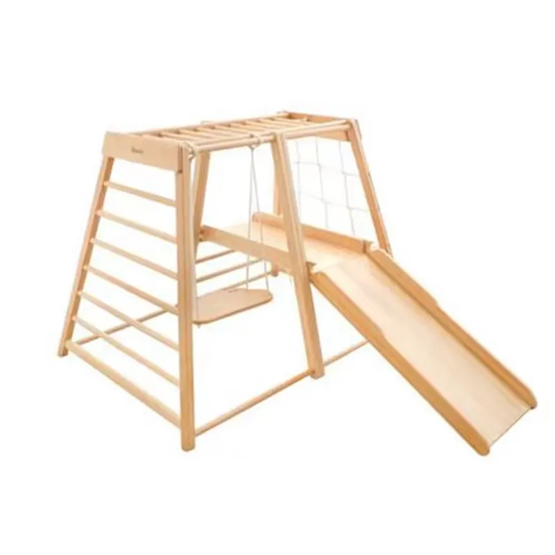 어린이용 몬테소리 스타일의 나무로 만든 유아용 실내외  - Kids Outdoor Wooden Climbing Frame 리뷰 및 가격