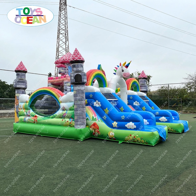 맞춤형 대형 야외 놀이터 어린이용 에어바운스 점핑캐슬  - Kids Outdoor Jump House 리뷰 및 가격