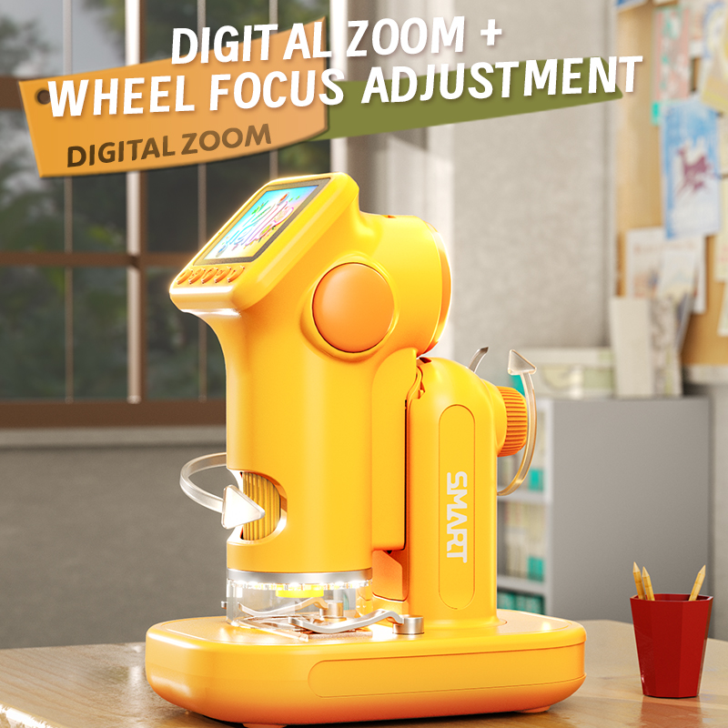 1600X 휴대용 현미경 2인치 화면 어린이 확대경 렌 - Kids Outdoor Microscope 리뷰 및 가격