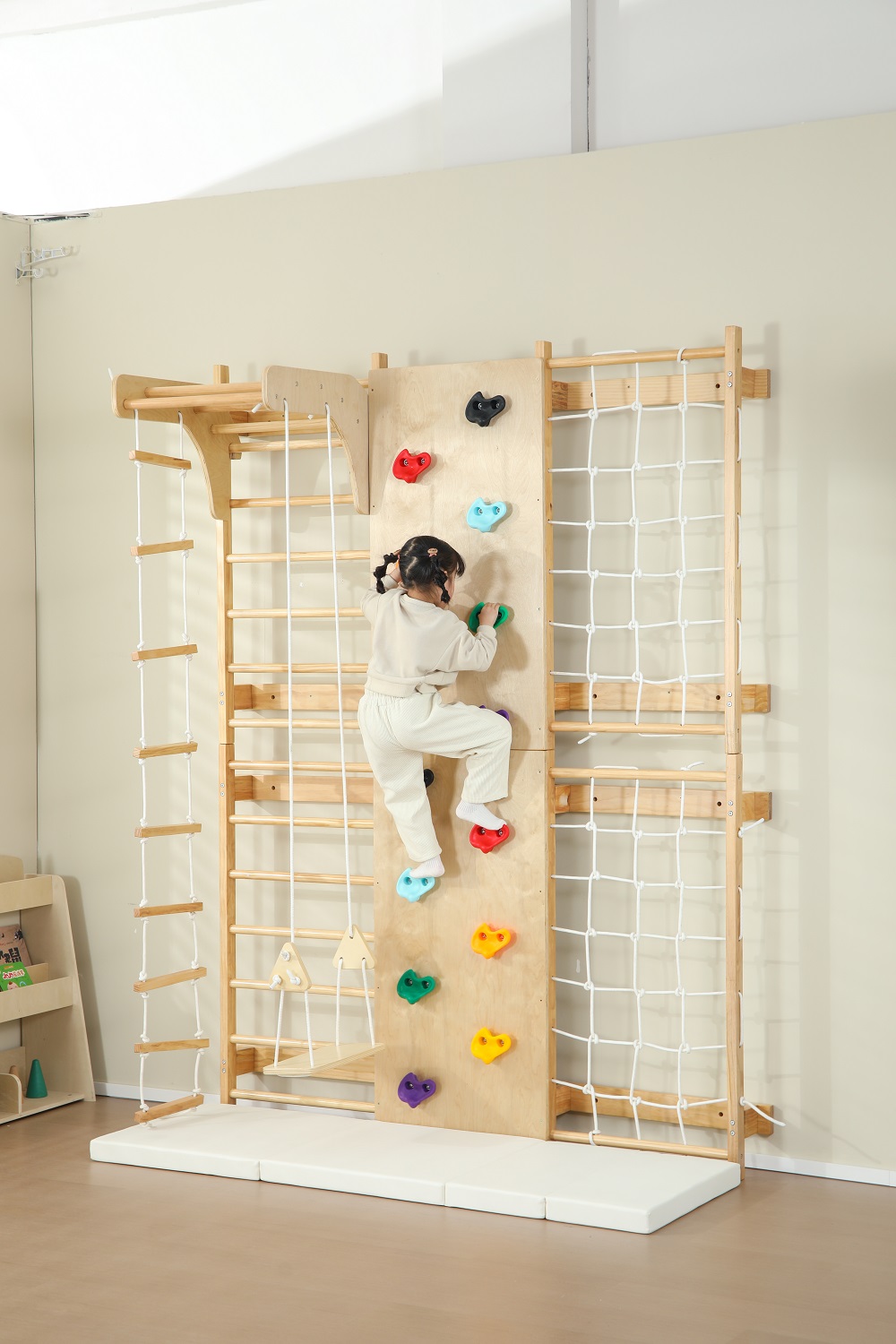 실내용 원숭이 바, 어린이용 나무 클라이밍 프레임, 실 - Kids Outdoor Wooden Climbing Frame 리뷰 및 가격