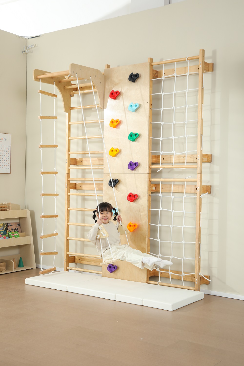 실내용 원숭이 바, 어린이용 나무 클라이밍 프레임, 실 - Kids Outdoor Wooden Climbing Frame 리뷰 및 가격