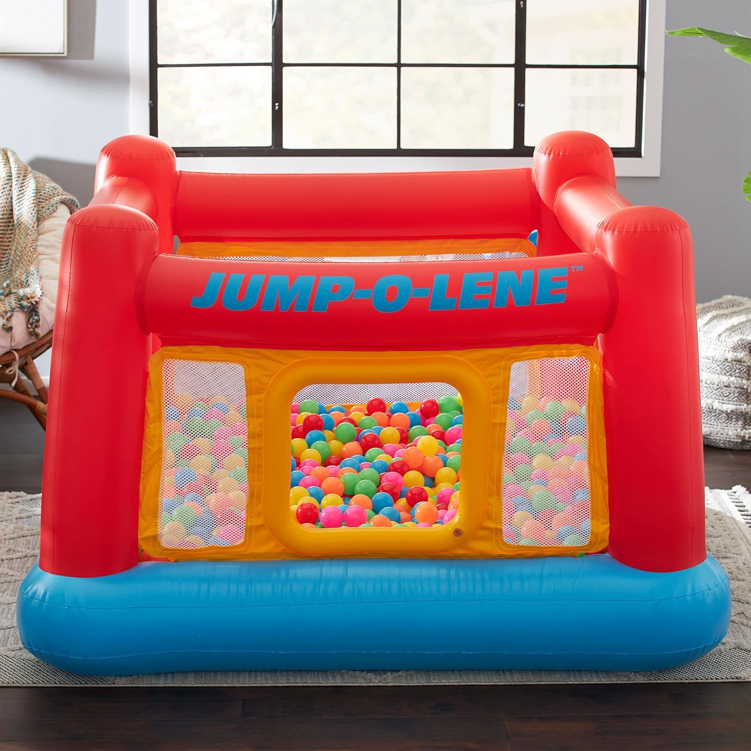에어펌프가 포함된 실내외 어린이용 풍선 점프 올린즈 바 - Kids Outdoor Jump House 리뷰 및 가격