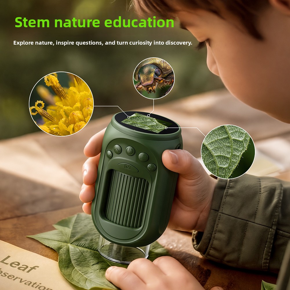 1.54인치 IPS 스크린을 갖춘 어린이용 1000배율 - Kids Outdoor Microscope 리뷰 및 가격